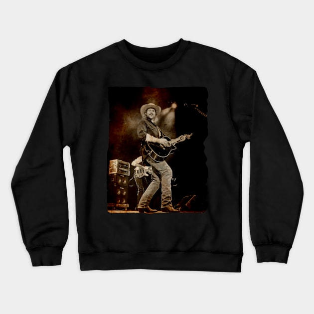 toby keith young perform vintage pictures Crewneck Sweatshirt by namanaaya